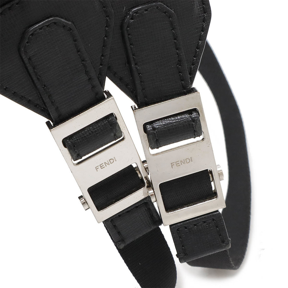 Fendi Gray Backpack Nylon Python Fur Black Bugs M… - image 4